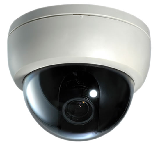 Indoor Dome Camera with fix lens, available in 420TVL to 540TVL